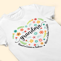 Flower Grandma - Personalized Shirt