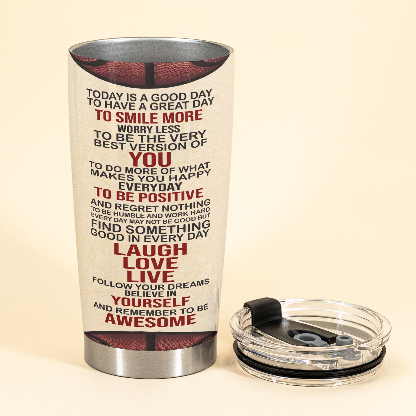 Follow Your Dreams Believe In Yourself - Personalized Tumbler Cup - Birthday Gift For Basketball Girl