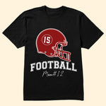 Football Mom Family Game Day Custom Football Team - Personalized Photo Shirt