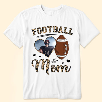 Football Mom - Personalized Photo Shirt