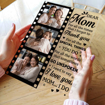 For All The Times That I Forgot To Thank You - Personalized Acrylic Photo Plaque