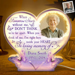 For Every Time You Think Of Me - Personalized Photo Light Box