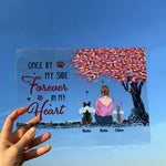 Forever In My Heart - Personalized Acrylic Plaque - Memorial, Ceremony Gift For Pet Loss Owner, Dog & Cat Lover
