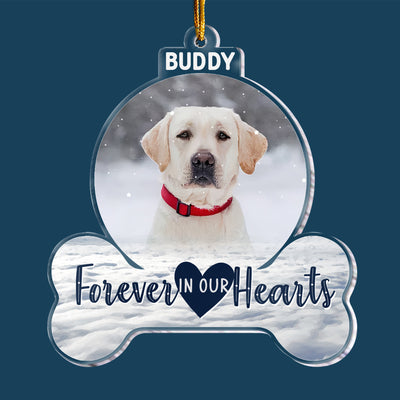 Forever In My Heart - Personalized Custom Shaped Acrylic Photo Ornament