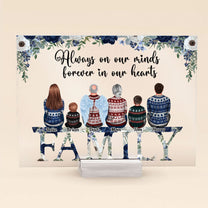 Forever In Our Hearts - Personalized Acrylic Plaque