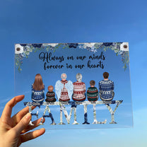 Forever In Our Hearts - Personalized Acrylic Plaque