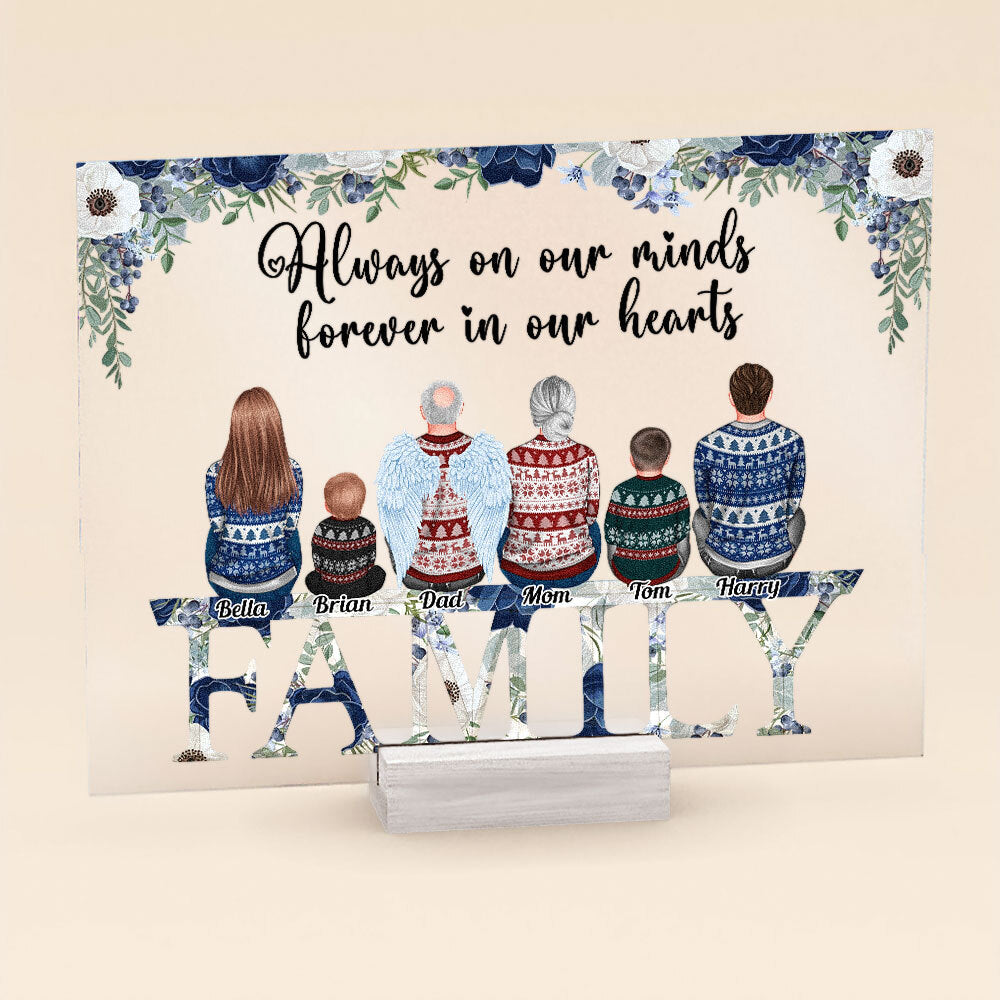 Forever In Our Hearts - Personalized Acrylic Plaque