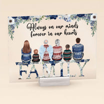 Forever In Our Hearts - Personalized Acrylic Plaque