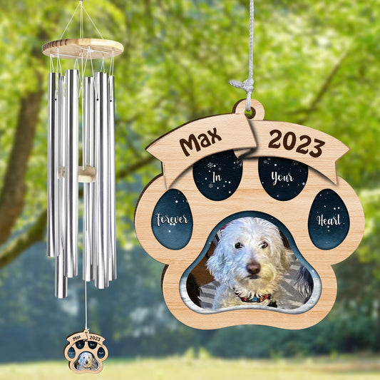 Forever In Your Heart - Personalized Photo Wind Chimes