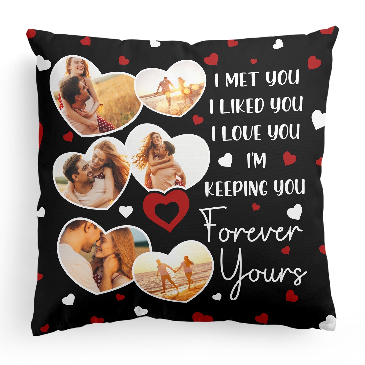 Forever Yours - Personalized Photo Pillow (Insert Included)