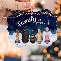 Forever We Are A Family - Personalized Aluminum/Wooden Ornament