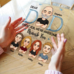 Dad - We’re Awesome Thank You - Personalized Acrylic Plaque