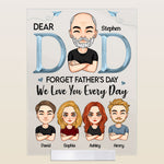 Dad - We’re Awesome Thank You - Personalized Acrylic Plaque