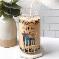 Forget Mother's Day We Love You Every Day - Personalized Clear Glass Cup