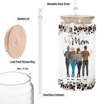 Forget Mother's Day We Love You Every Day - Personalized Clear Glass Cup