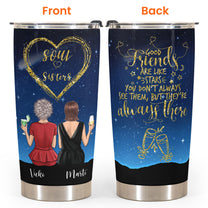 Friends Don't Let Friends Drink Alone - Personalized Tumbler Cup - Gift For Friends