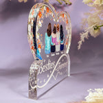 Friends Forever Infinity Friendship Gift - Personalized Acrylic Plaque
