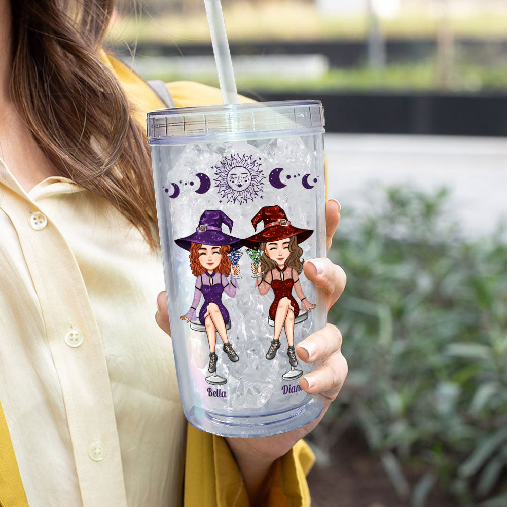 Friends Until We Die - Personalized Acrylic Tumbler With Straw