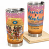 Friends &amp; Alcohol The Glue Holding The Shitshow Together - Personalized Tumbler Cup - Summer, Vacation Gift For Beach Lover, Girl, Woman, Girl Crew