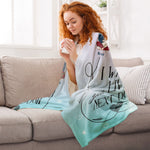 Friendship I Wish You Lived Next Door - Personalized Blanket