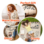 Friendship Thank You For Standing By My Side - Personalized Photo Blanket