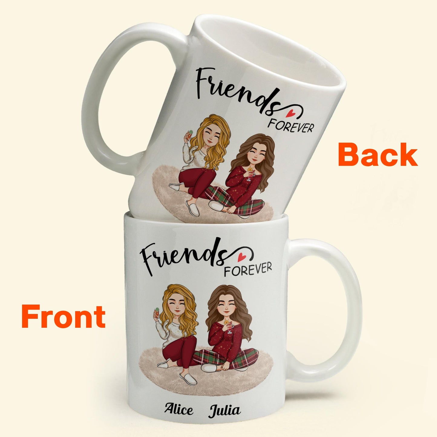 Friendship Forever - Personalized Mug
