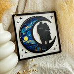 I Love You To The Moon And Back - Personalized 2 Layers Wooden Plaque - Anniversary Gifts For Her, Him