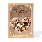 From Our First Kiss Till Our Last Breath - Personalized Photo Frame Light Box