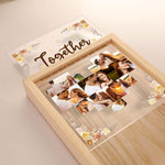 From Our First Kiss Till Our Last Breath - Personalized Photo Frame Light Box