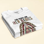 Fur Mama & Her Babies - Personalized Shirt - Christmas, Loving, Birthday Gift For Dog Mom, Cat Mom, Fur Mom, Pet Lovers