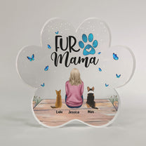 Fur Mama & Papa - Personalized Custom Shaped Acrylic Plaque