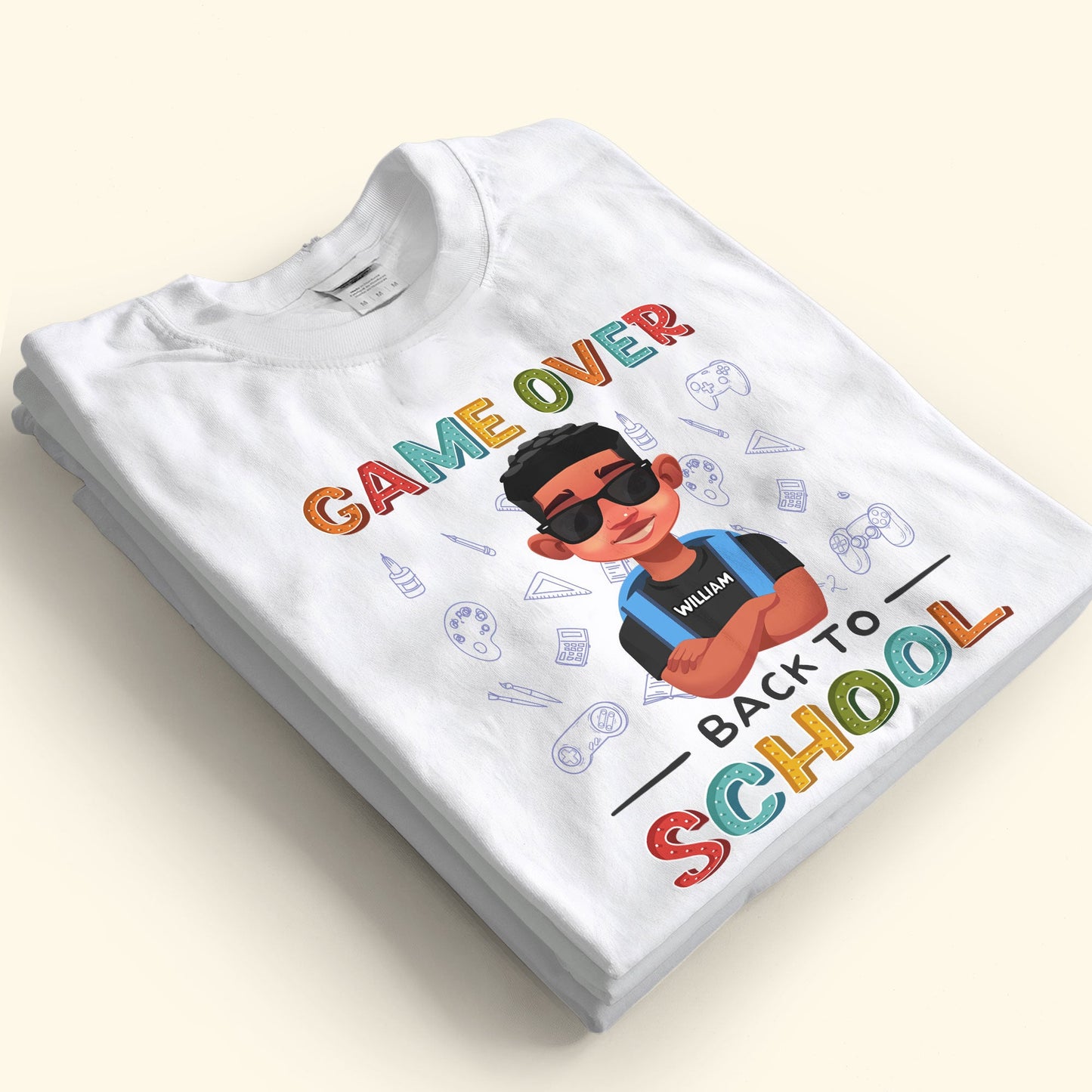 Game Over Back To School - Personalized Shirt