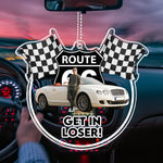Get In Loser - Personalized Photo Rear View Mirror Accessory