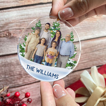 Gift For Family - Personalized Acrylic Photo Ornament