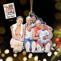 Gift For Grandparents - Personalized Acrylic Photo Ornament