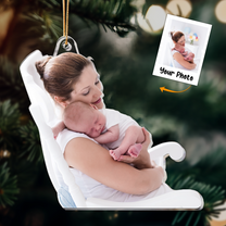 Gift For New Mom - Personalized Acrylic Photo Ornament