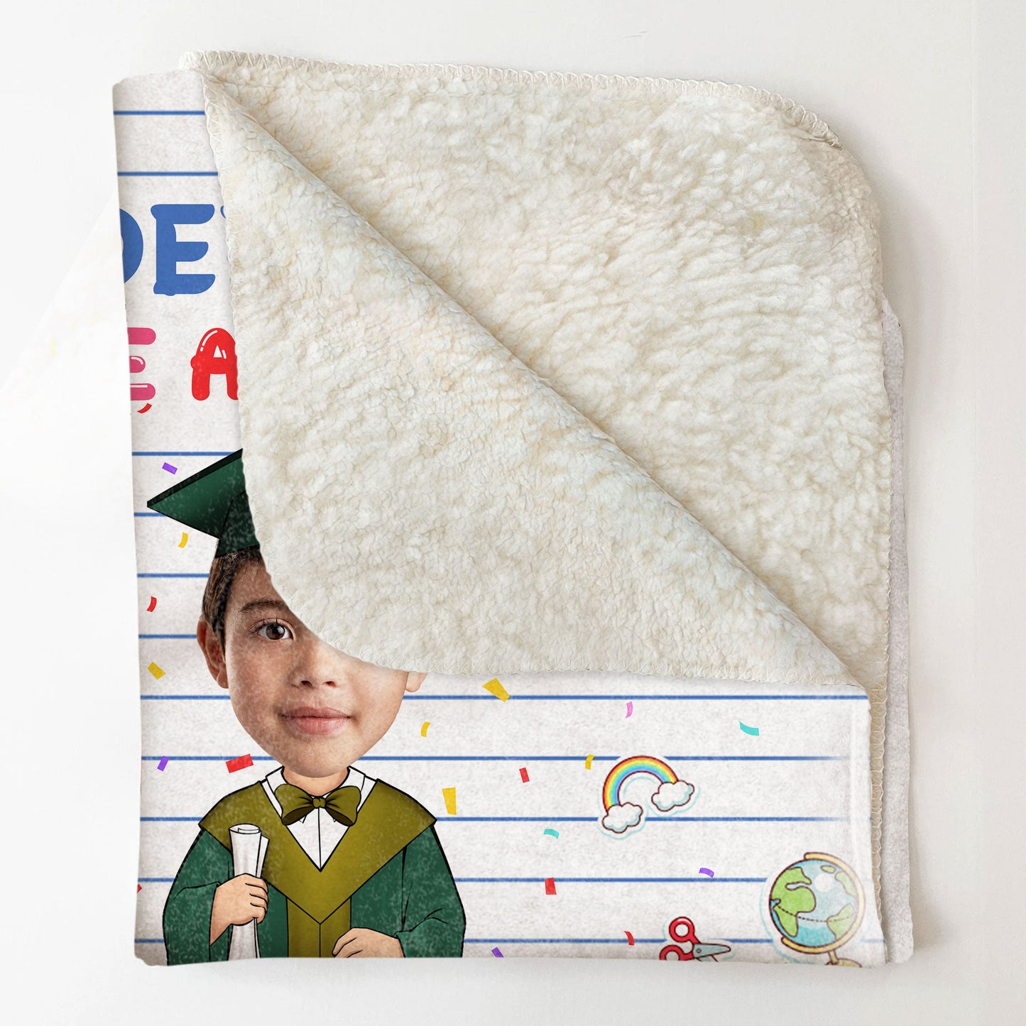 Gifts For Kids In Graduation - Personalized Photo Blanket