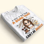 Girl & Her Dog - A Bond That Can't Be Broken - Personalized Shirt