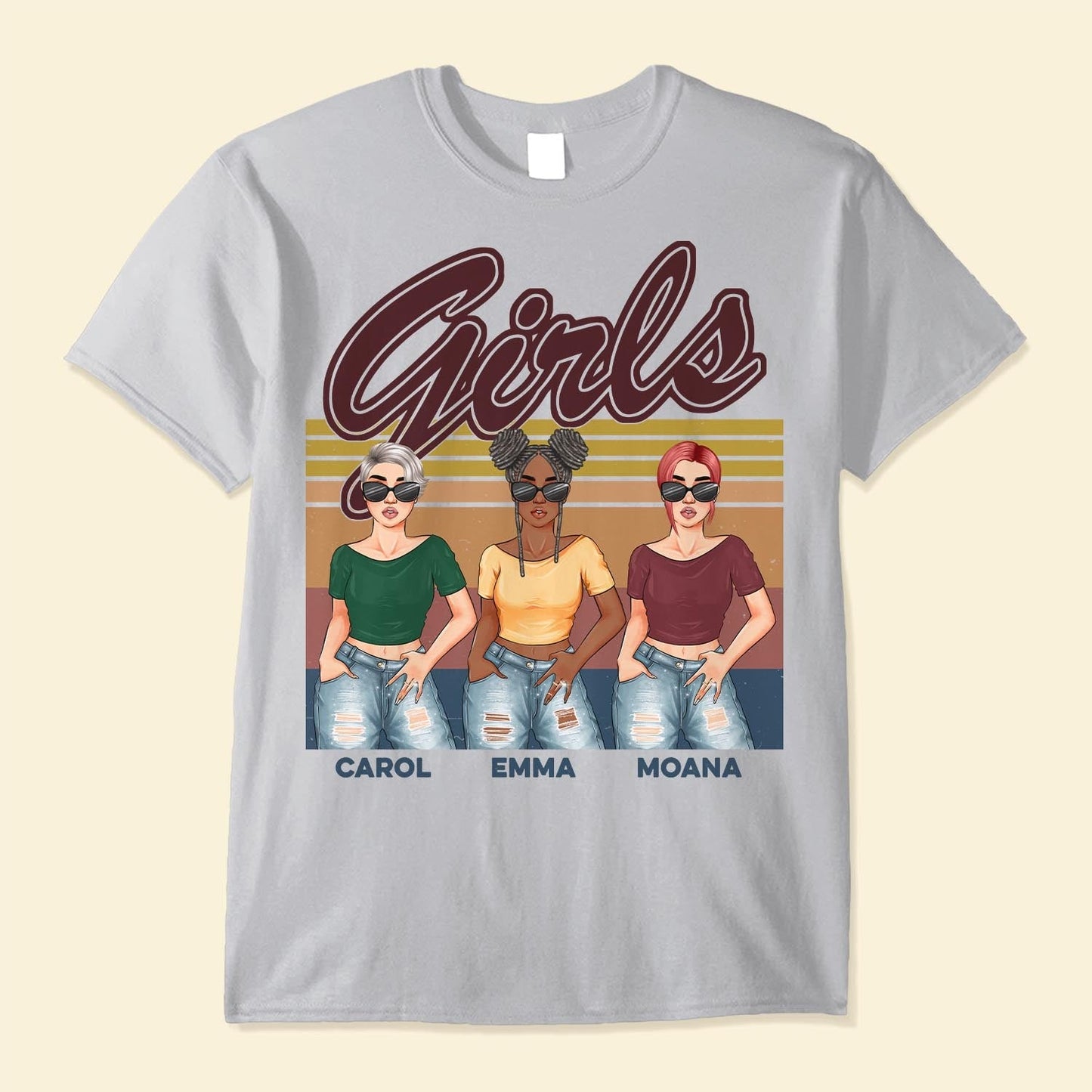 Girls - Personalized Shirt - Gift For Friends