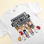 Girl's Trip In Progress - Personalized Shirt - Vacation Gift For BFF, Girl Crew, Bestie, Friend Group, Trippin'