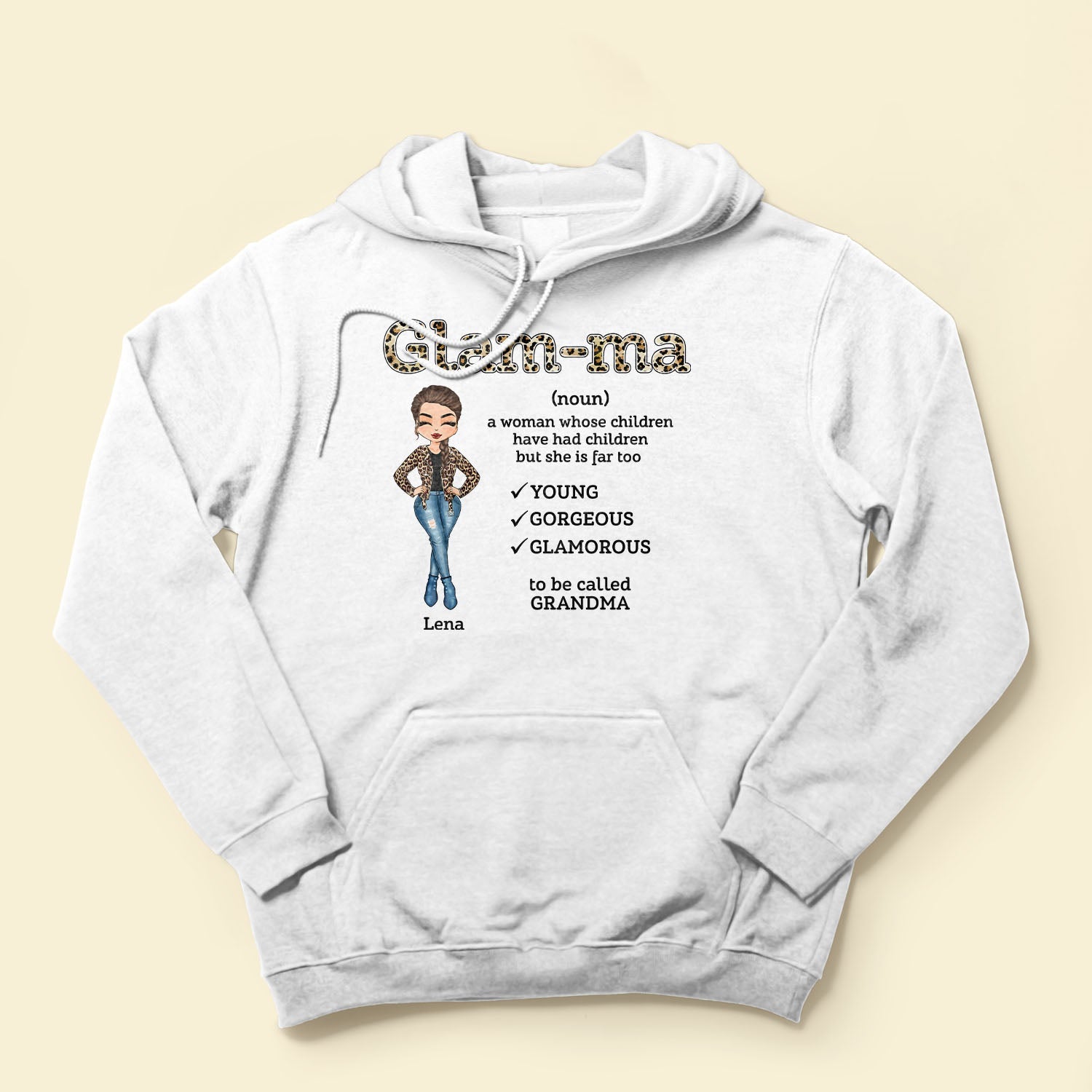 Glam-Ma - Personalized shirt - Mother's Day Gift For Grandma, Nana, Mimi