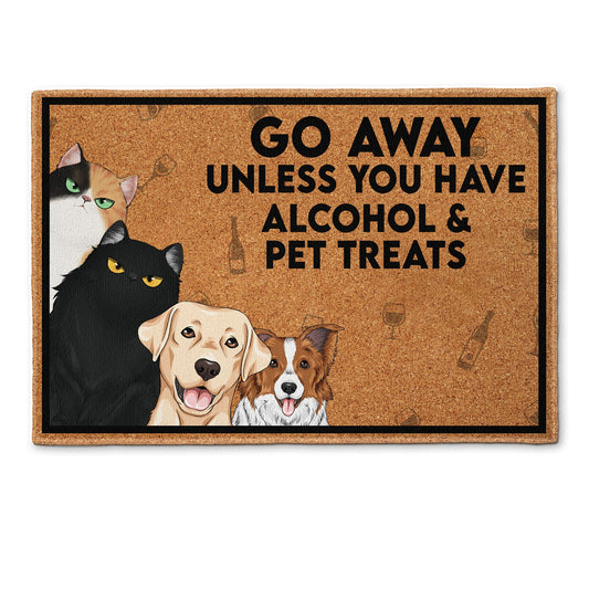 Go Away - Personalized Doormat
