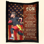 Go Forth And Aim For The Skies - Personalized Photo Blanket