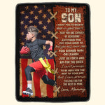 Go Forth And Aim For The Skies - Personalized Photo Blanket