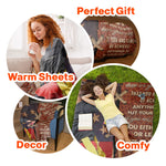 Go Forth And Aim For The Skies - Personalized Photo Blanket