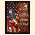 Go Forth And Aim For The Skies - Personalized Photo Blanket