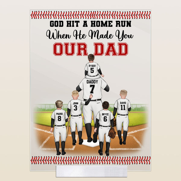 GoDuckee Dad and Son - The Legend & The Legacy, Personalized Shirts, Father's Day Gifts for Baseball Dad