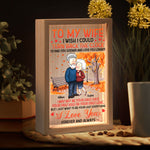 I Wish I Could Turn Back The Clock - Personalized Frame Light Box