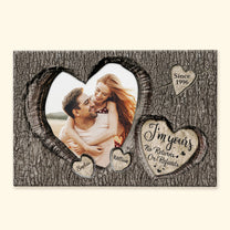 God Knew My Heart Needed You Couples - Personalized Photo Wrapped Canvas