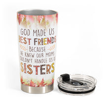 God Made Us Besties - Personalized Tumbler Cup - Fall Season ,Birthday, Loving  Gift For Friends, Besties
